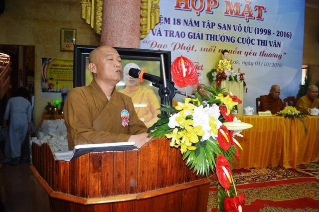 Đắk Lắk: Họp mặt Kỷ niệm 18 năm  tập san Vô Ưu (1998-2016)