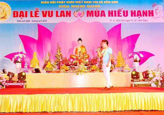 Bỉm Sơn: Chùa Khánh Quang trang nghiêm tổ chức đại Lễ Vu Lan PL.2560