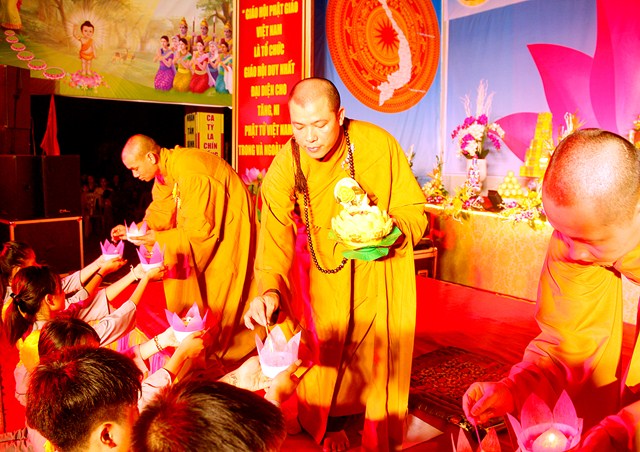 Bỉm Sơn: Chùa Khánh Quang trang nghiêm tổ chức đại Lễ Vu Lan PL.2560