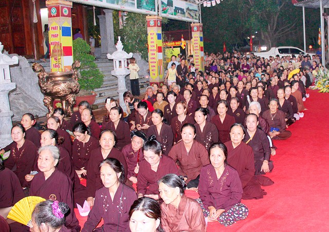Bỉm Sơn: Chùa Khánh Quang trang nghiêm tổ chức đại Lễ Vu Lan PL.2560