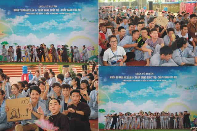 Thái Bình: Chùm ảnh khóa tu mùa hè lần thứ sáu – 2016 tại chùa Từ Xuyên