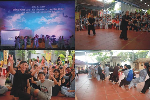 Thái Bình: Chùm ảnh khóa tu mùa hè lần thứ sáu – 2016 tại chùa Từ Xuyên