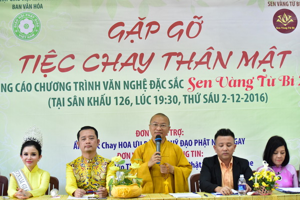 Công Bố Báo Chí Giới Thiệu Chương Trình Nghệ Thuật Đặc Sắc: Sen Vàng Từ Bi 2016