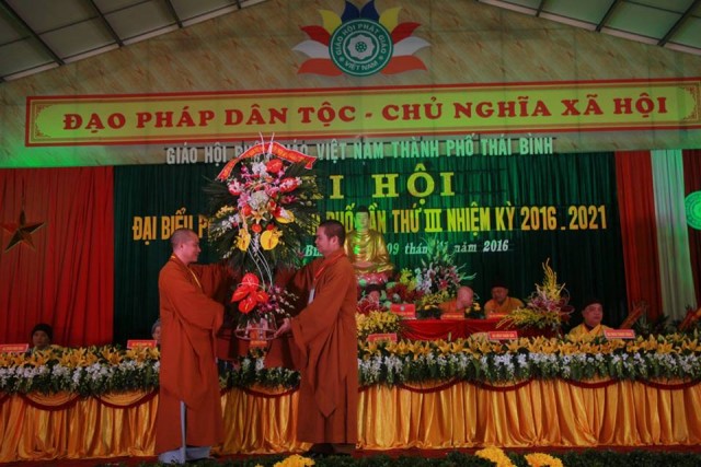 Thái Bình: Đại hội Đại biểu Phật giáo TP.Thái Bình lần III