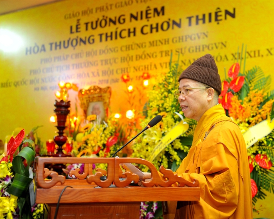 Tưởng niệm Phó Pháp chủ GHPG Việt Nam Thích Chơn Thiện