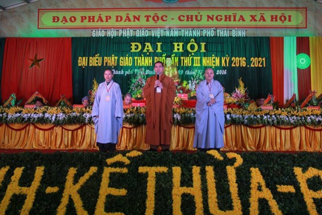 Thái Bình: Đại hội Đại biểu Phật giáo TP.Thái Bình lần III