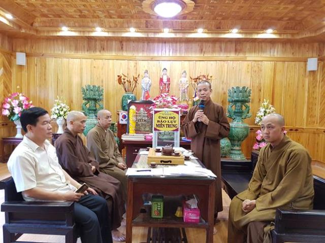 Thái Nguyên: Họp giao ban – Vụ việc “Sư có đánh bạc với sinh viên tại chùa ?”- Phát động ủng hộ đồng bào lũ lụt Miền Trung