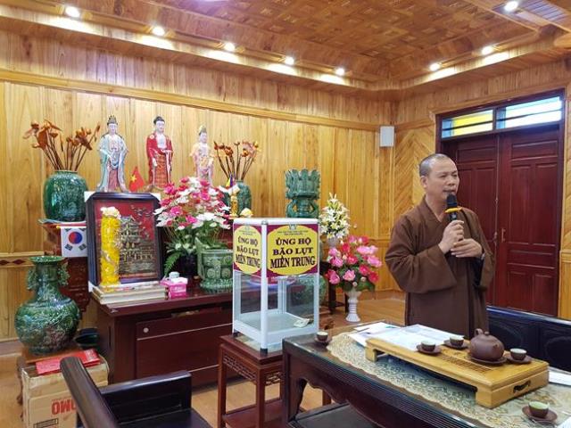 Thái Nguyên: Họp giao ban – Vụ việc “Sư có đánh bạc với sinh viên tại chùa ?”- Phát động ủng hộ đồng bào lũ lụt Miền Trung