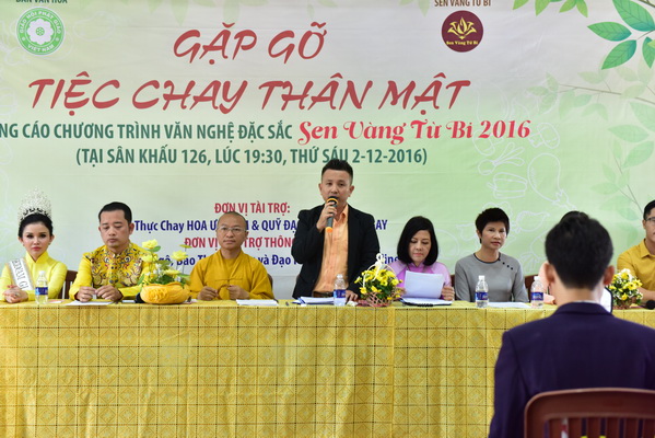 Công Bố Báo Chí Giới Thiệu Chương Trình Nghệ Thuật Đặc Sắc: Sen Vàng Từ Bi 2016