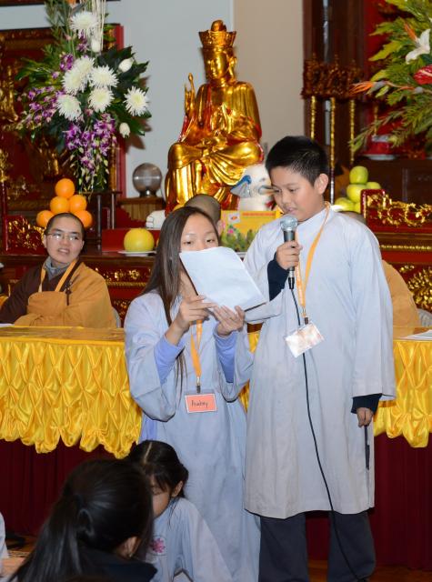 Chùa Đức Viên, San Jose ( Hoa Kỳ ) Tổ Chức Khoá Tu Thiếu Nhi Mùa Đông Và Hội Â3m Thực Mừng Năm Mới 2017.