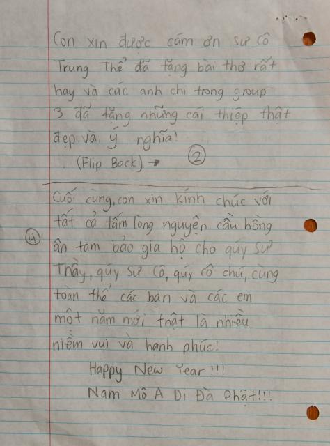 Chùa Đức Viên, San Jose ( Hoa Kỳ ) Tổ Chức Khoá Tu Thiếu Nhi Mùa Đông Và Hội Â3m Thực Mừng Năm Mới 2017.