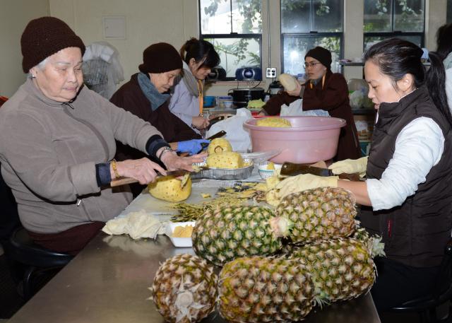 Chùa Đức Viên, San Jose ( Hoa Kỳ ) Tổ Chức Khoá Tu Thiếu Nhi Mùa Đông Và Hội Â3m Thực Mừng Năm Mới 2017.