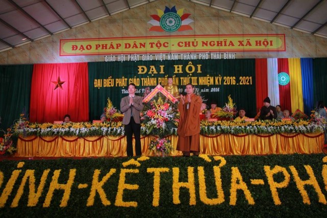 Thái Bình: Đại hội Đại biểu Phật giáo TP.Thái Bình lần III