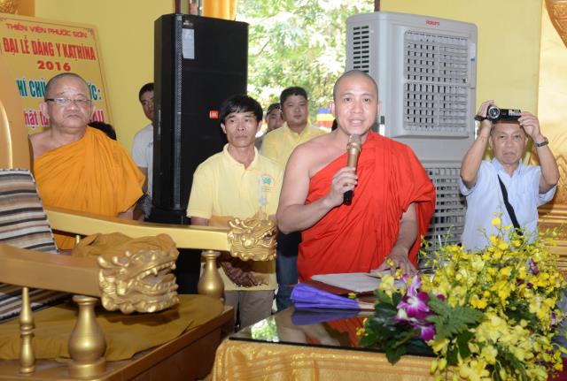 Thiền viện Phước Sơn, Đồng Nai tổ chức Đại lễ Dâng y Kathina 2016 &amp; đón nhận 2 kỷ lục Phật giáo Việt Nam