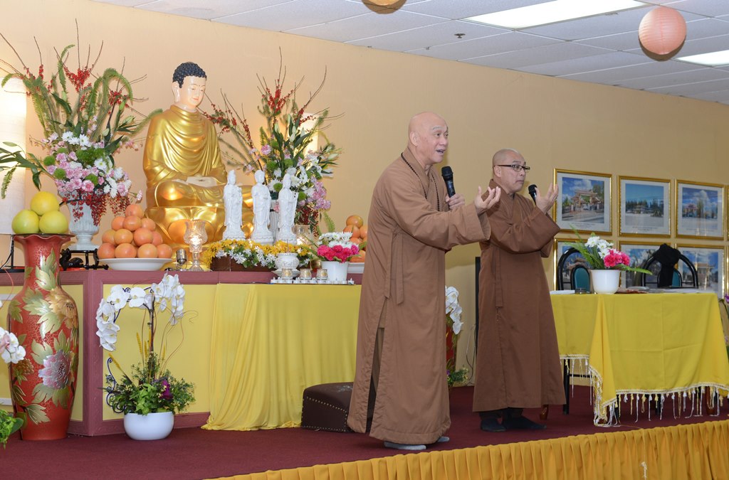 Hòa thượng Thích Quảng Tâm ( Đài Loan) giảng pháp tại Chùa Đức Viên và Niệm Phật Đường Fremont ( Hoa Kỳ)