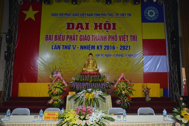 Đại Hội Đại Biểu Phật Giáo Thành Phố Việt Trì lần Thứ V - Nhiệm Kỳ 2016-2021