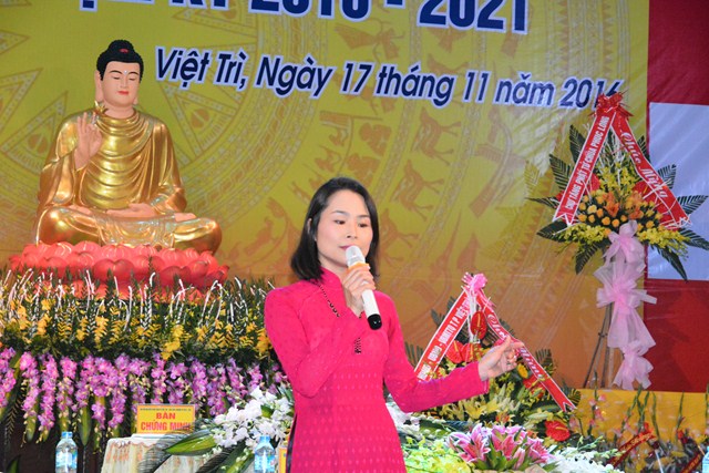 Đại Hội Đại Biểu Phật Giáo Thành Phố Việt Trì lần Thứ V - Nhiệm Kỳ 2016-2021