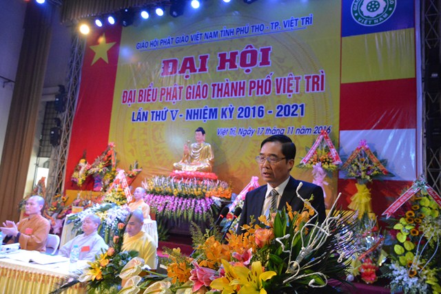 Đại Hội Đại Biểu Phật Giáo Thành Phố Việt Trì lần Thứ V - Nhiệm Kỳ 2016-2021
