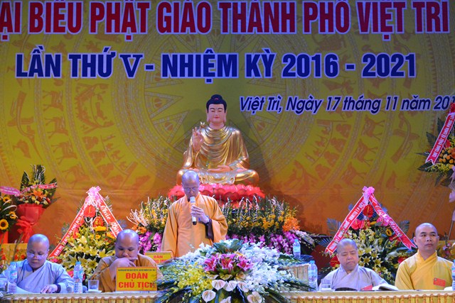Đại Hội Đại Biểu Phật Giáo Thành Phố Việt Trì lần Thứ V - Nhiệm Kỳ 2016-2021