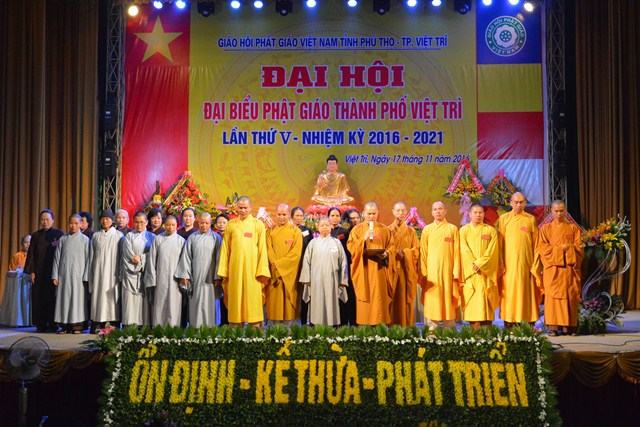 Đại Hội Đại Biểu Phật Giáo Thành Phố Việt Trì lần Thứ V - Nhiệm Kỳ 2016-2021