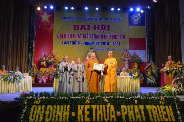 Đại Hội Đại Biểu Phật Giáo Thành Phố Việt Trì lần Thứ V - Nhiệm Kỳ 2016-2021