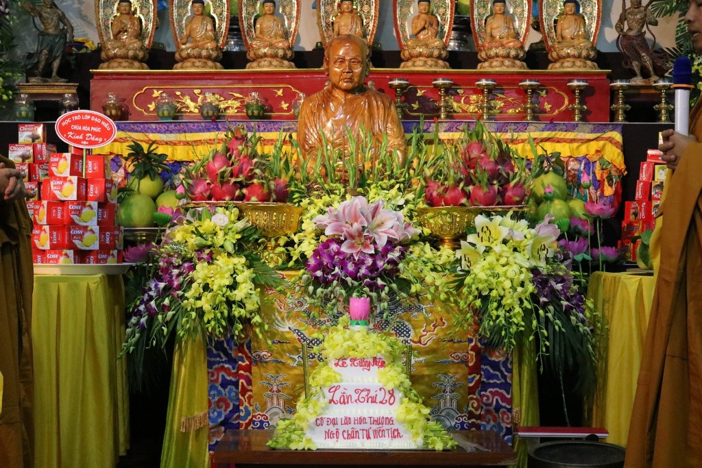 Chùa Hòa Phúc: Lễ tưởng niệm Giác linh Cố Đại lão Hòa thượng Ngộ Chân Tử lần thứ 28