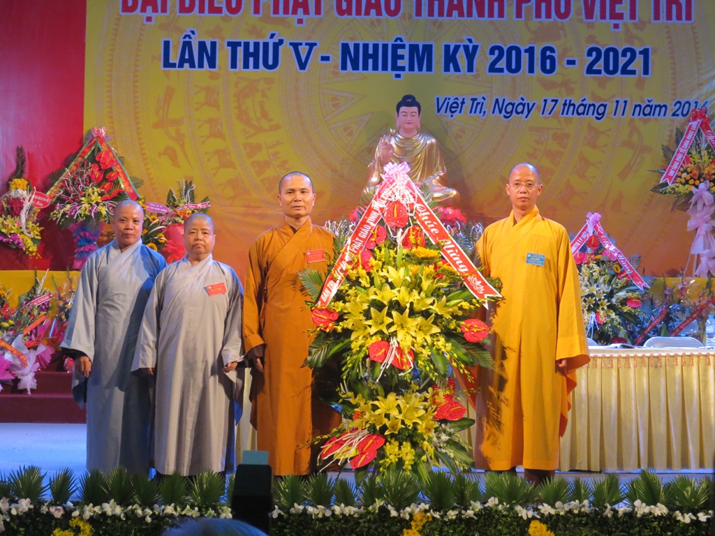 Đại Hội Đại Biểu Phật Giáo Thành Phố Việt Trì lần Thứ V - Nhiệm Kỳ 2016-2021