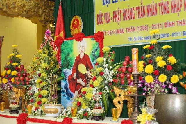 PG Đồng Tháp: Lễ tưởng niệm Đức vua – Phật Hoàng Trần Nhân Tông