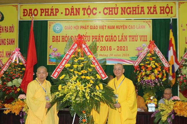 PG Đồng Tháp: Đại Hội Phật Giáo Huyện Cao Lãnh nhiệm kỳ 2016-2021