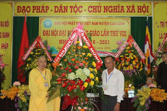 PG Đồng Tháp: Đại Hội Phật Giáo Huyện Cao Lãnh nhiệm kỳ 2016-2021