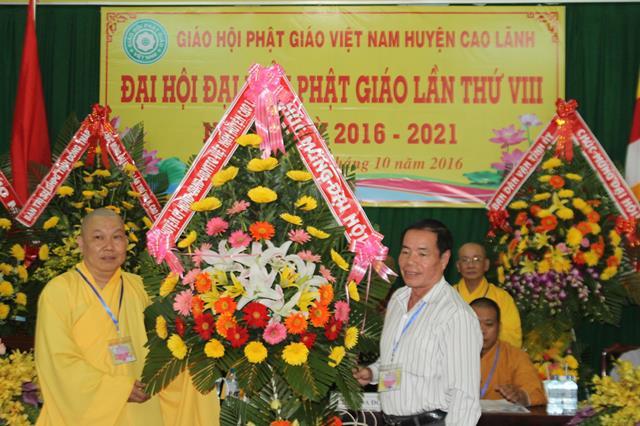 PG Đồng Tháp: Đại Hội Phật Giáo Huyện Cao Lãnh nhiệm kỳ 2016-2021