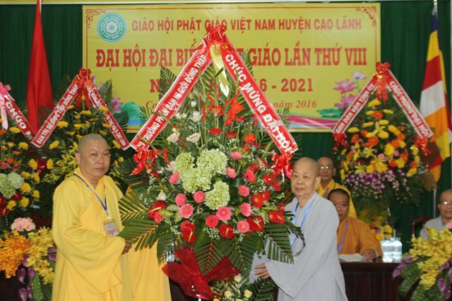 PG Đồng Tháp: Đại Hội Phật Giáo Huyện Cao Lãnh nhiệm kỳ 2016-2021