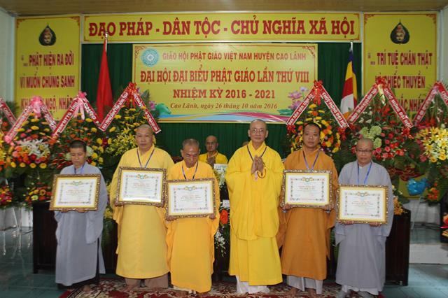 PG Đồng Tháp: Đại Hội Phật Giáo Huyện Cao Lãnh nhiệm kỳ 2016-2021