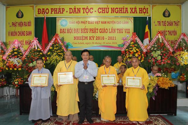 PG Đồng Tháp: Đại Hội Phật Giáo Huyện Cao Lãnh nhiệm kỳ 2016-2021