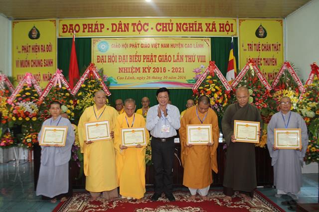 PG Đồng Tháp: Đại Hội Phật Giáo Huyện Cao Lãnh nhiệm kỳ 2016-2021