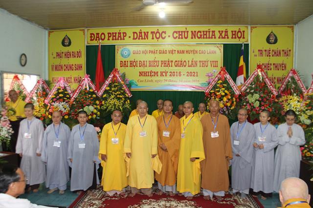 PG Đồng Tháp: Đại Hội Phật Giáo Huyện Cao Lãnh nhiệm kỳ 2016-2021