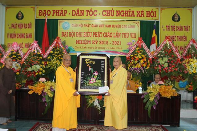 PG Đồng Tháp: Đại Hội Phật Giáo Huyện Cao Lãnh nhiệm kỳ 2016-2021