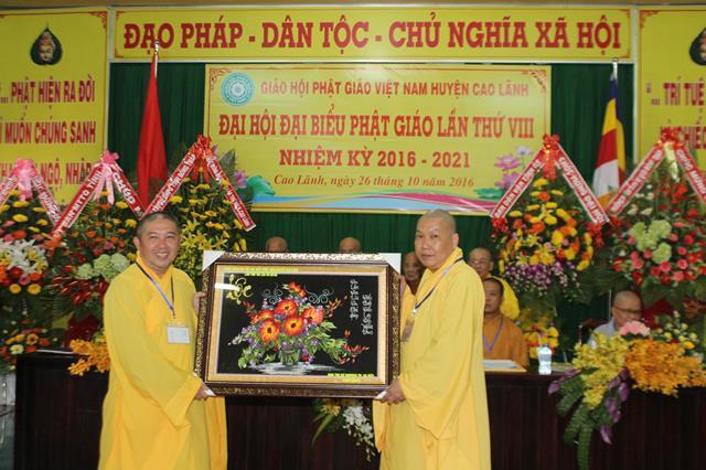 PG Đồng Tháp: Đại Hội Phật Giáo Huyện Cao Lãnh nhiệm kỳ 2016-2021