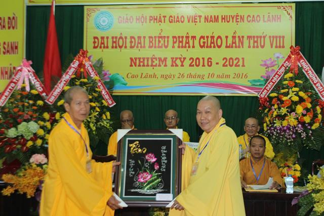 PG Đồng Tháp: Đại Hội Phật Giáo Huyện Cao Lãnh nhiệm kỳ 2016-2021