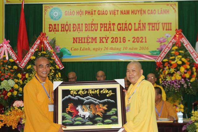 PG Đồng Tháp: Đại Hội Phật Giáo Huyện Cao Lãnh nhiệm kỳ 2016-2021