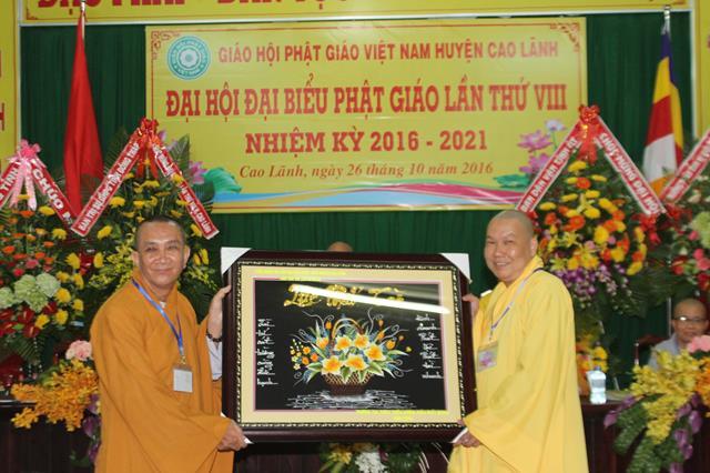 PG Đồng Tháp: Đại Hội Phật Giáo Huyện Cao Lãnh nhiệm kỳ 2016-2021