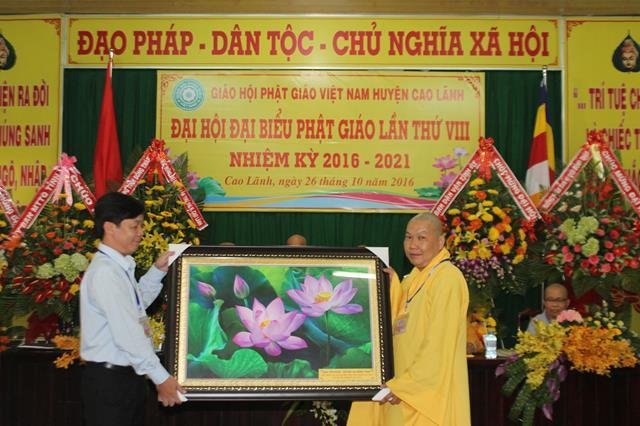 PG Đồng Tháp: Đại Hội Phật Giáo Huyện Cao Lãnh nhiệm kỳ 2016-2021