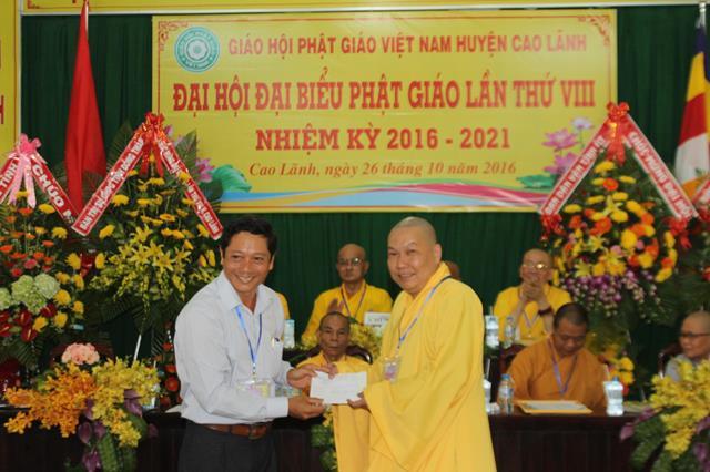 PG Đồng Tháp: Đại Hội Phật Giáo Huyện Cao Lãnh nhiệm kỳ 2016-2021