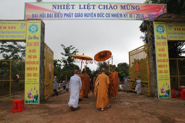 Gia Lai: Đại hội Phật giáo huyện Đức Cơ nhiệm kỳ 2016-2021