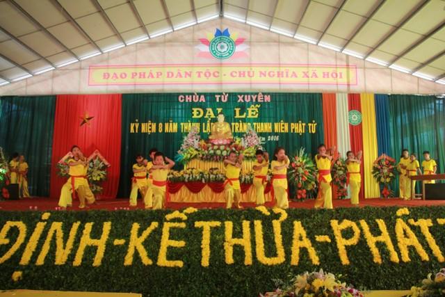 Thái Bình: Kỷ niệm 8 năm Đạo tràng thanh niên Phật tử chùa Từ Xuyên