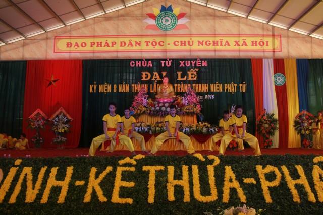 Thái Bình: Kỷ niệm 8 năm Đạo tràng thanh niên Phật tử chùa Từ Xuyên