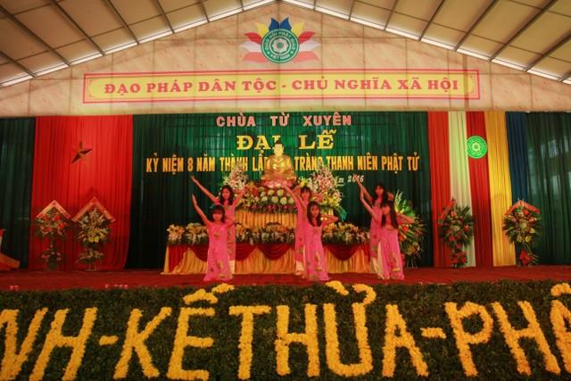 Thái Bình: Kỷ niệm 8 năm Đạo tràng thanh niên Phật tử chùa Từ Xuyên