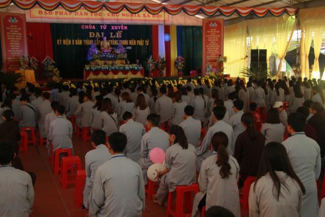 Thái Bình: Kỷ niệm 8 năm Đạo tràng thanh niên Phật tử chùa Từ Xuyên