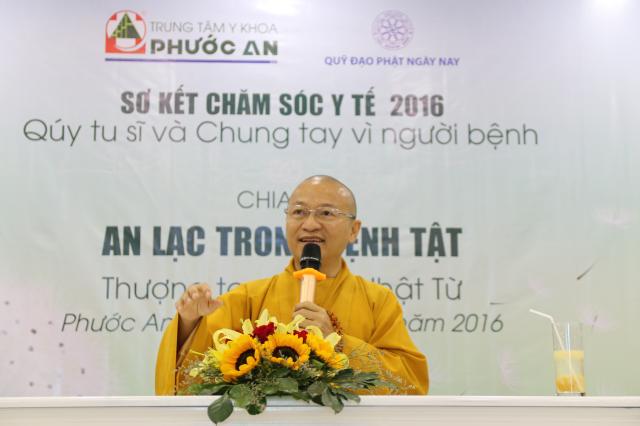 Chương trình Tổng kết Chăm sóc y tế 2016 Quý Tu sĩ và &quot; Chung tay vì người bệnh&quot;
