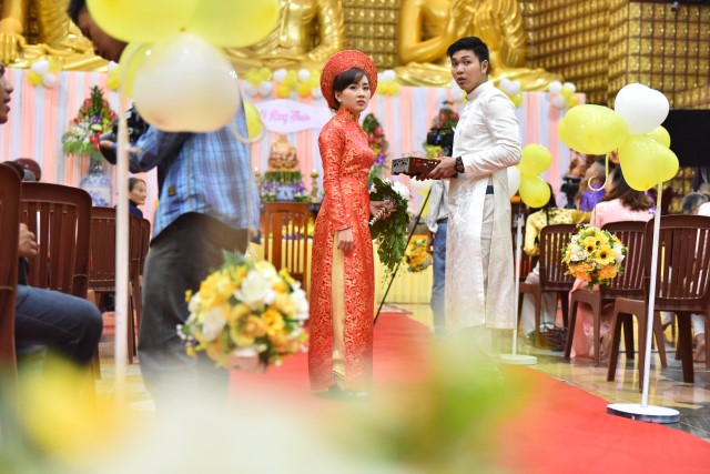 Chùa Giác Ngộ: Lễ hằng thuận của 2 Phật tử Pháp Đạo và Hoa Tâm